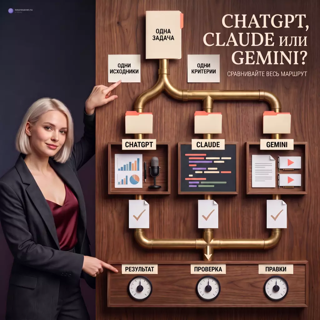 ChatGPT, Claude или Gemini: как выбрать AI-ассистента под свою работу